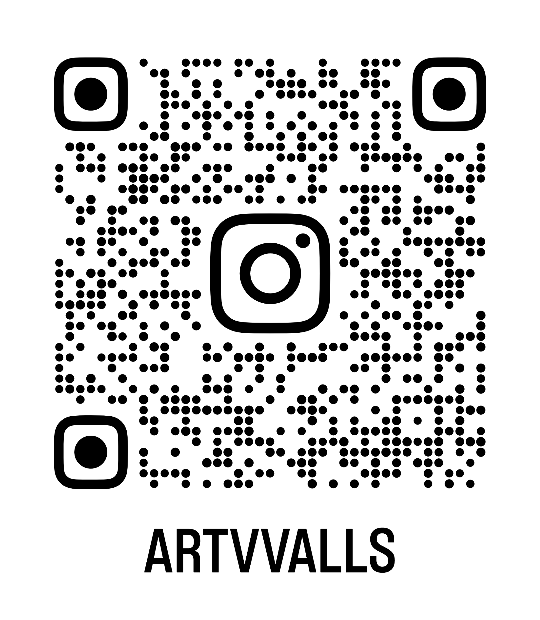 QR code Instagram Art Walls